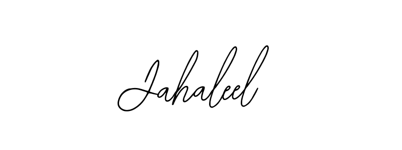 Also You can easily find your signature by using the search form. We will create Jahaleel name handwritten signature images for you free of cost using Bearetta-2O07w sign style. Jahaleel signature style 12 images and pictures png