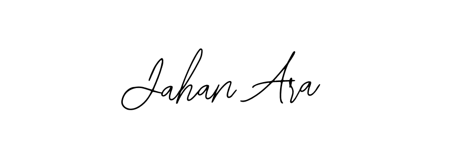 You should practise on your own different ways (Bearetta-2O07w) to write your name (Jahan Ara) in signature. don't let someone else do it for you. Jahan Ara signature style 12 images and pictures png