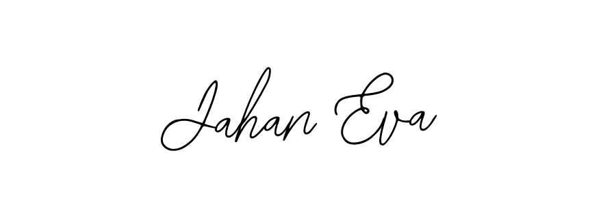 Best and Professional Signature Style for Jahan Eva. Bearetta-2O07w Best Signature Style Collection. Jahan Eva signature style 12 images and pictures png