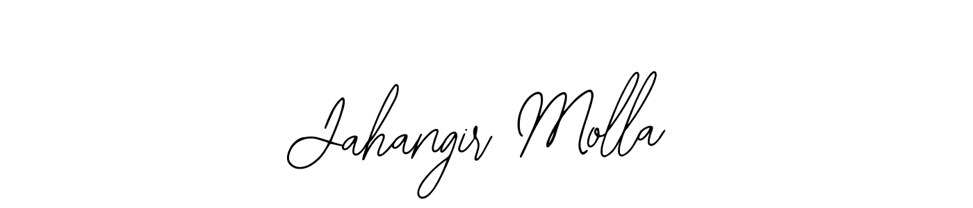 The best way (Bearetta-2O07w) to make a short signature is to pick only two or three words in your name. The name Jahangir Molla include a total of six letters. For converting this name. Jahangir Molla signature style 12 images and pictures png