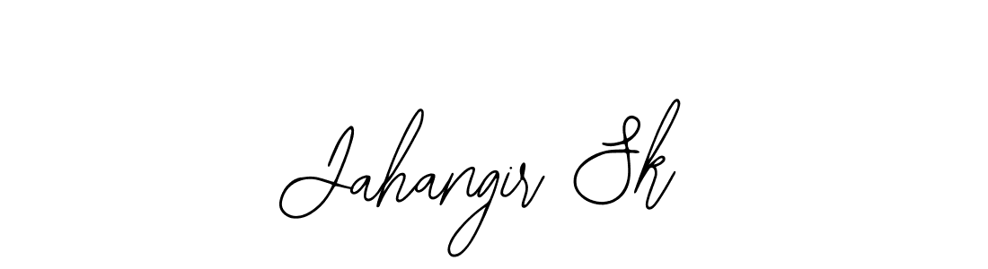 How to make Jahangir Sk name signature. Use Bearetta-2O07w style for creating short signs online. This is the latest handwritten sign. Jahangir Sk signature style 12 images and pictures png