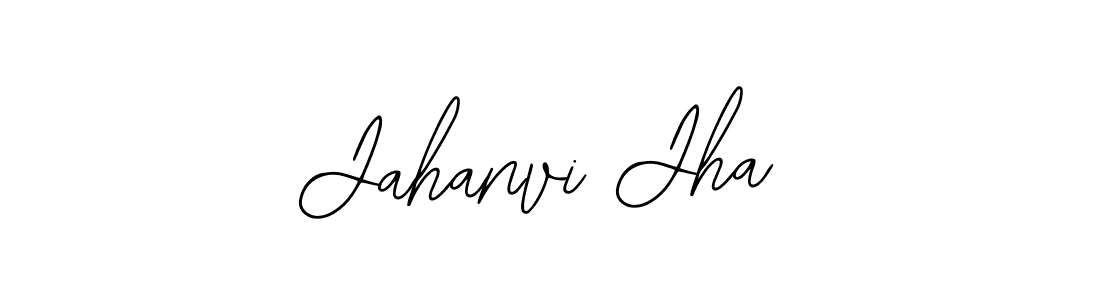 Use a signature maker to create a handwritten signature online. With this signature software, you can design (Bearetta-2O07w) your own signature for name Jahanvi Jha. Jahanvi Jha signature style 12 images and pictures png