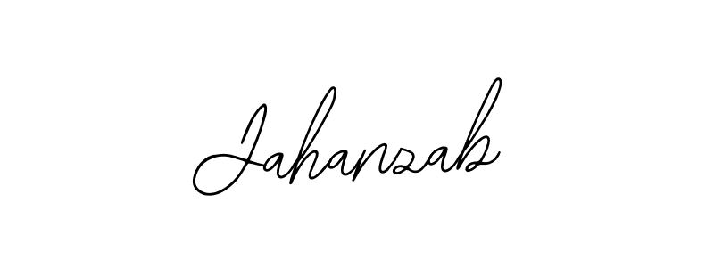 Design your own signature with our free online signature maker. With this signature software, you can create a handwritten (Bearetta-2O07w) signature for name Jahanzab. Jahanzab signature style 12 images and pictures png