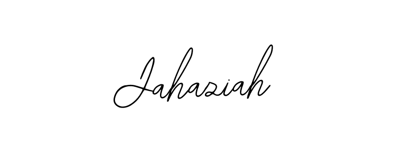 Design your own signature with our free online signature maker. With this signature software, you can create a handwritten (Bearetta-2O07w) signature for name Jahaziah. Jahaziah signature style 12 images and pictures png