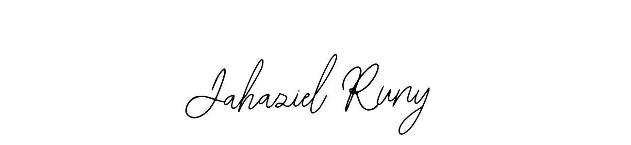Use a signature maker to create a handwritten signature online. With this signature software, you can design (Bearetta-2O07w) your own signature for name Jahaziel Runy. Jahaziel Runy signature style 12 images and pictures png