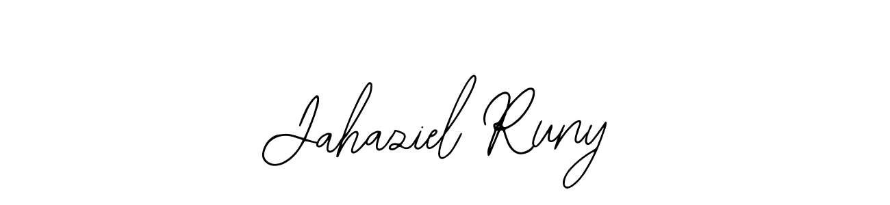 Use a signature maker to create a handwritten signature online. With this signature software, you can design (Bearetta-2O07w) your own signature for name Jahaziel Runy. Jahaziel Runy signature style 12 images and pictures png