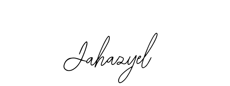 How to make Jahazyel signature? Bearetta-2O07w is a professional autograph style. Create handwritten signature for Jahazyel name. Jahazyel signature style 12 images and pictures png