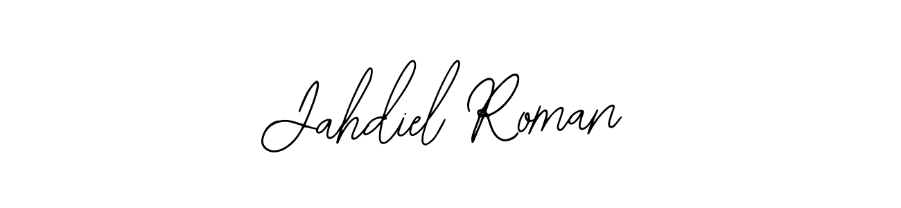 Bearetta-2O07w is a professional signature style that is perfect for those who want to add a touch of class to their signature. It is also a great choice for those who want to make their signature more unique. Get Jahdiel Roman name to fancy signature for free. Jahdiel Roman signature style 12 images and pictures png