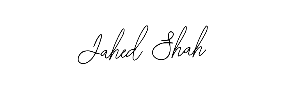 You should practise on your own different ways (Bearetta-2O07w) to write your name (Jahed Shah) in signature. don't let someone else do it for you. Jahed Shah signature style 12 images and pictures png