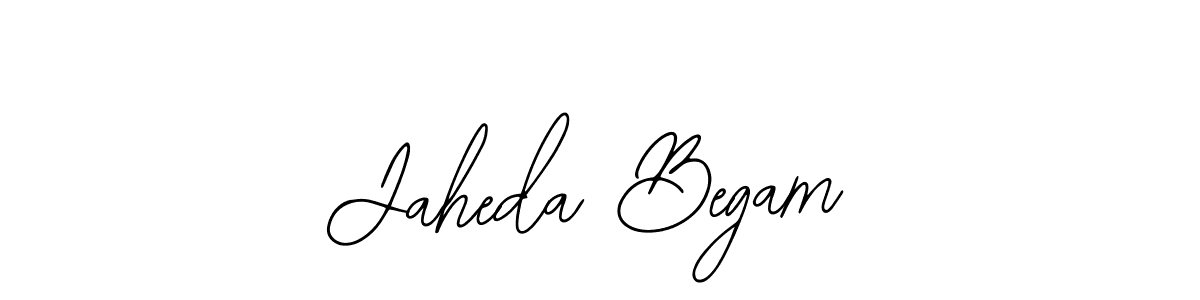 The best way (Bearetta-2O07w) to make a short signature is to pick only two or three words in your name. The name Jaheda Begam include a total of six letters. For converting this name. Jaheda Begam signature style 12 images and pictures png