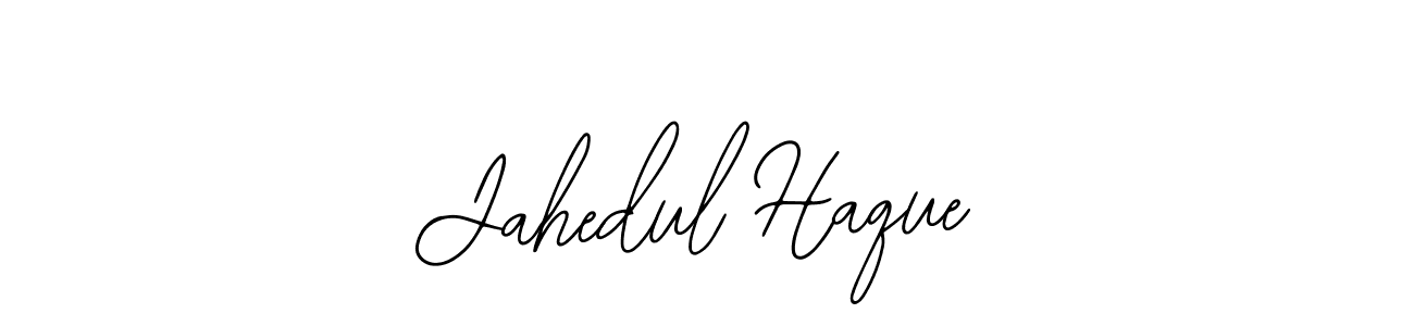 You should practise on your own different ways (Bearetta-2O07w) to write your name (Jahedul Haque) in signature. don't let someone else do it for you. Jahedul Haque signature style 12 images and pictures png