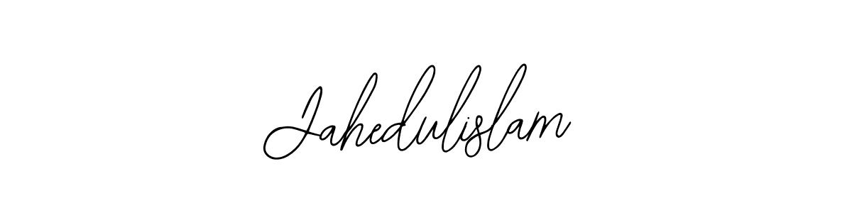 Bearetta-2O07w is a professional signature style that is perfect for those who want to add a touch of class to their signature. It is also a great choice for those who want to make their signature more unique. Get Jahedulislam name to fancy signature for free. Jahedulislam signature style 12 images and pictures png