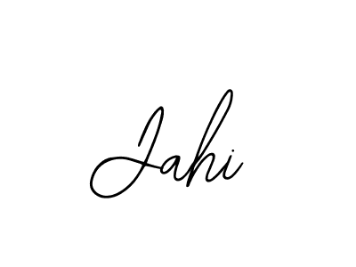 Design your own signature with our free online signature maker. With this signature software, you can create a handwritten (Bearetta-2O07w) signature for name Jahi. Jahi signature style 12 images and pictures png