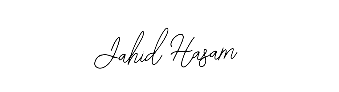 Design your own signature with our free online signature maker. With this signature software, you can create a handwritten (Bearetta-2O07w) signature for name Jahid Hasam. Jahid Hasam signature style 12 images and pictures png