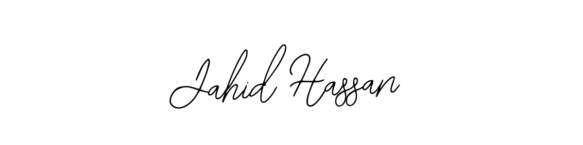 Design your own signature with our free online signature maker. With this signature software, you can create a handwritten (Bearetta-2O07w) signature for name Jahid Hassan. Jahid Hassan signature style 12 images and pictures png