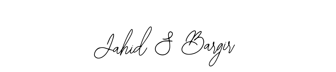 Jahid S Bargir stylish signature style. Best Handwritten Sign (Bearetta-2O07w) for my name. Handwritten Signature Collection Ideas for my name Jahid S Bargir. Jahid S Bargir signature style 12 images and pictures png