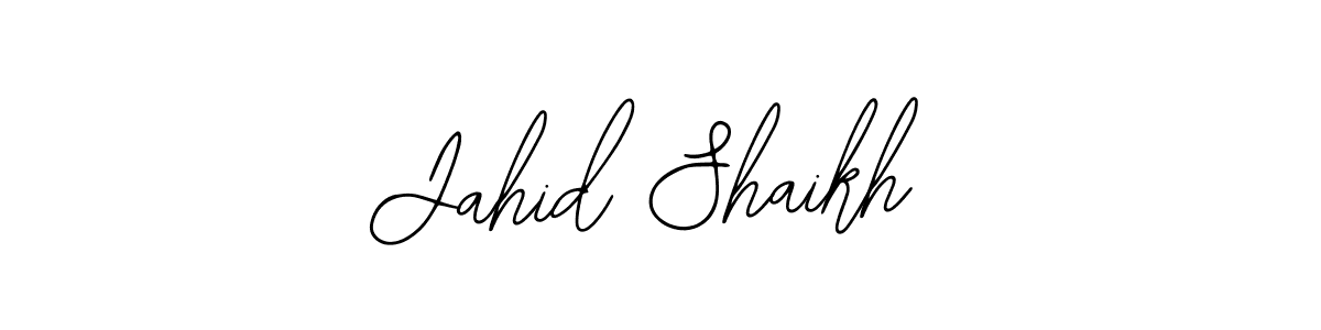 Create a beautiful signature design for name Jahid Shaikh. With this signature (Bearetta-2O07w) fonts, you can make a handwritten signature for free. Jahid Shaikh signature style 12 images and pictures png