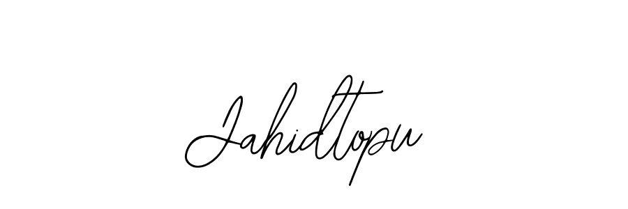 if you are searching for the best signature style for your name Jahidtopu. so please give up your signature search. here we have designed multiple signature styles  using Bearetta-2O07w. Jahidtopu signature style 12 images and pictures png