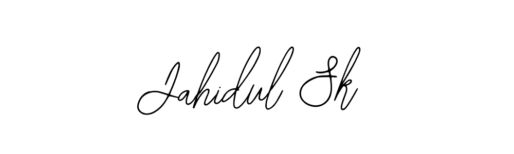 How to make Jahidul Sk name signature. Use Bearetta-2O07w style for creating short signs online. This is the latest handwritten sign. Jahidul Sk signature style 12 images and pictures png