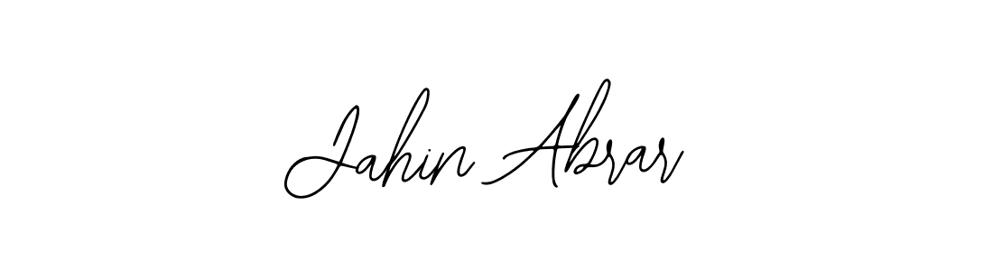 You should practise on your own different ways (Bearetta-2O07w) to write your name (Jahin Abrar) in signature. don't let someone else do it for you. Jahin Abrar signature style 12 images and pictures png