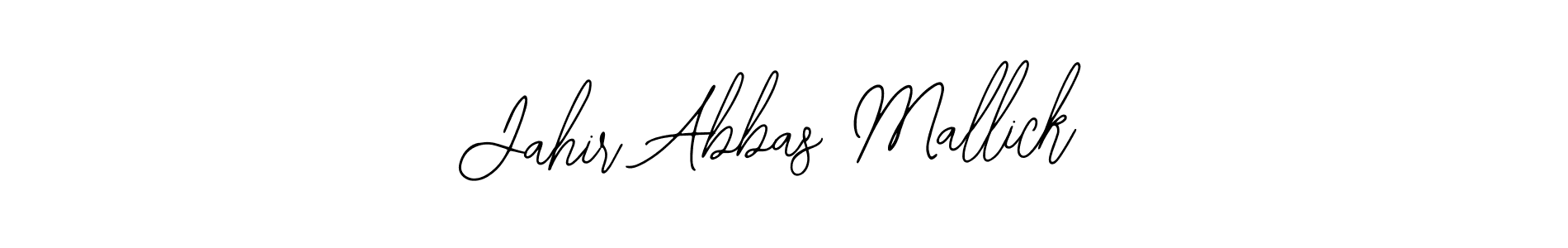 The best way (Bearetta-2O07w) to make a short signature is to pick only two or three words in your name. The name Jahir Abbas Mallick include a total of six letters. For converting this name. Jahir Abbas Mallick signature style 12 images and pictures png