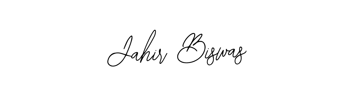 How to make Jahir Biswas name signature. Use Bearetta-2O07w style for creating short signs online. This is the latest handwritten sign. Jahir Biswas signature style 12 images and pictures png