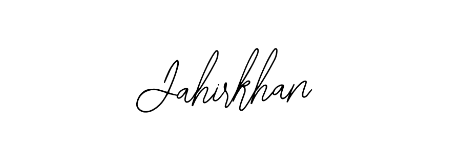 How to make Jahirkhan name signature. Use Bearetta-2O07w style for creating short signs online. This is the latest handwritten sign. Jahirkhan signature style 12 images and pictures png