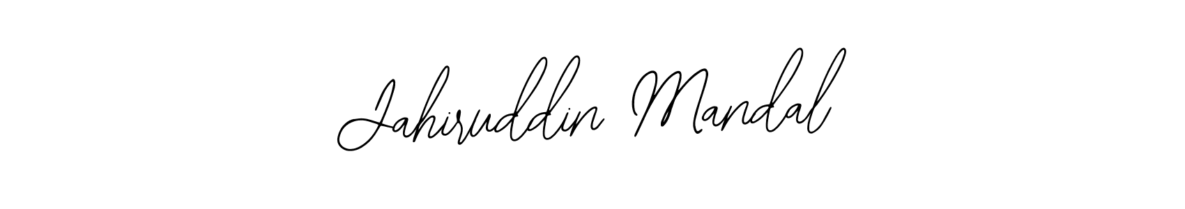The best way (Bearetta-2O07w) to make a short signature is to pick only two or three words in your name. The name Jahiruddin Mandal include a total of six letters. For converting this name. Jahiruddin Mandal signature style 12 images and pictures png
