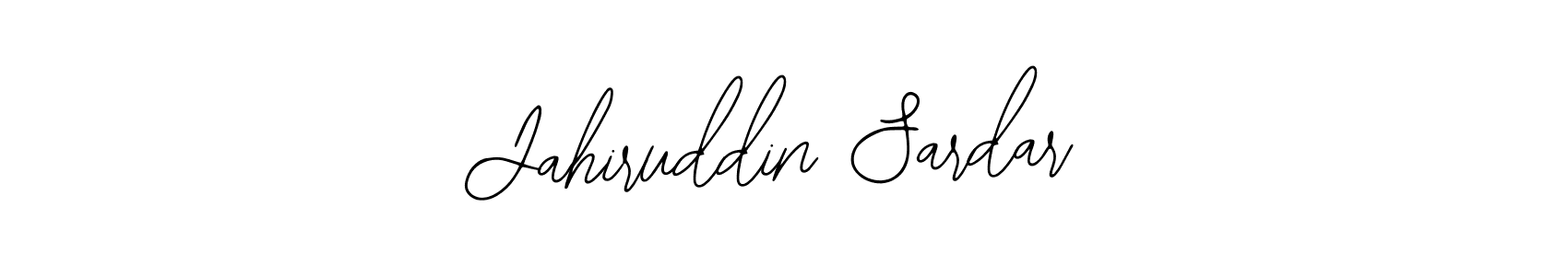 Use a signature maker to create a handwritten signature online. With this signature software, you can design (Bearetta-2O07w) your own signature for name Jahiruddin Sardar. Jahiruddin Sardar signature style 12 images and pictures png