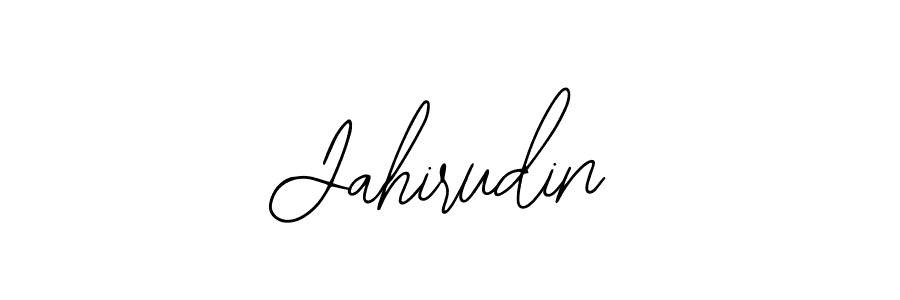 Use a signature maker to create a handwritten signature online. With this signature software, you can design (Bearetta-2O07w) your own signature for name Jahirudin. Jahirudin signature style 12 images and pictures png