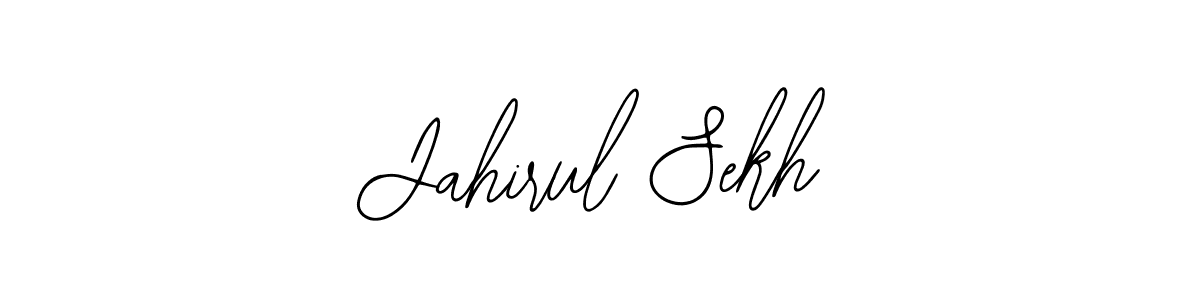 The best way (Bearetta-2O07w) to make a short signature is to pick only two or three words in your name. The name Jahirul Sekh include a total of six letters. For converting this name. Jahirul Sekh signature style 12 images and pictures png
