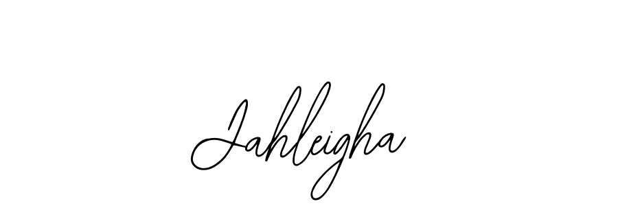 You should practise on your own different ways (Bearetta-2O07w) to write your name (Jahleigha) in signature. don't let someone else do it for you. Jahleigha signature style 12 images and pictures png