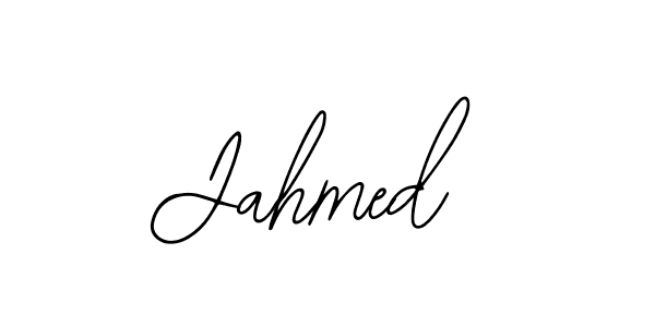 How to make Jahmed name signature. Use Bearetta-2O07w style for creating short signs online. This is the latest handwritten sign. Jahmed signature style 12 images and pictures png