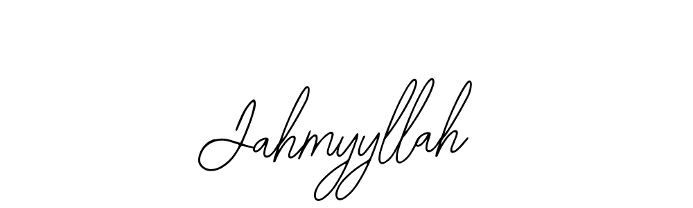Use a signature maker to create a handwritten signature online. With this signature software, you can design (Bearetta-2O07w) your own signature for name Jahmyyllah. Jahmyyllah signature style 12 images and pictures png