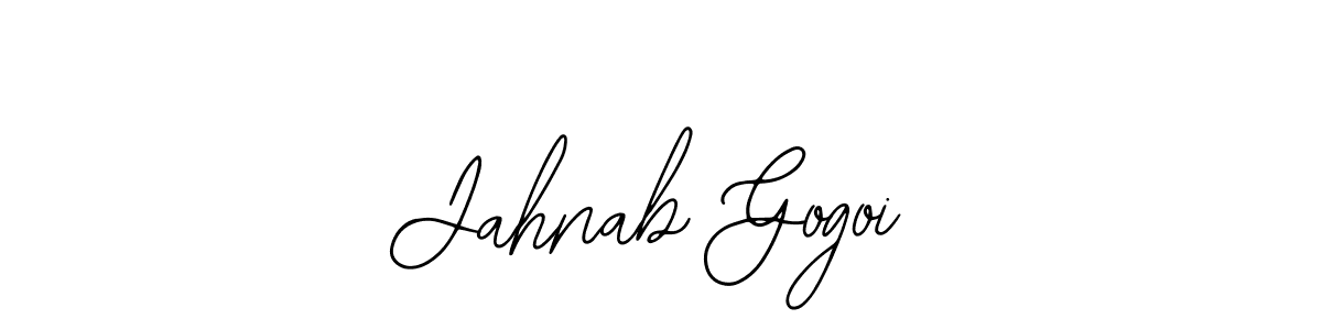 How to make Jahnab Gogoi signature? Bearetta-2O07w is a professional autograph style. Create handwritten signature for Jahnab Gogoi name. Jahnab Gogoi signature style 12 images and pictures png