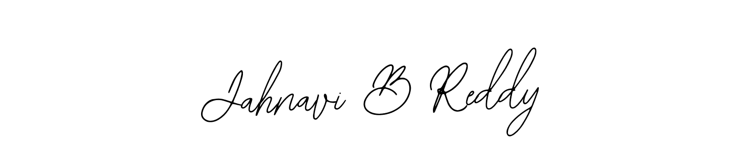 You should practise on your own different ways (Bearetta-2O07w) to write your name (Jahnavi B Reddy) in signature. don't let someone else do it for you. Jahnavi B Reddy signature style 12 images and pictures png