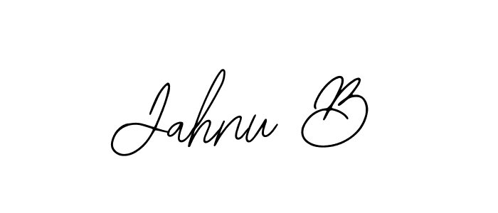 Jahnu B stylish signature style. Best Handwritten Sign (Bearetta-2O07w) for my name. Handwritten Signature Collection Ideas for my name Jahnu B. Jahnu B signature style 12 images and pictures png