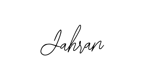 How to make Jahran signature? Bearetta-2O07w is a professional autograph style. Create handwritten signature for Jahran name. Jahran signature style 12 images and pictures png