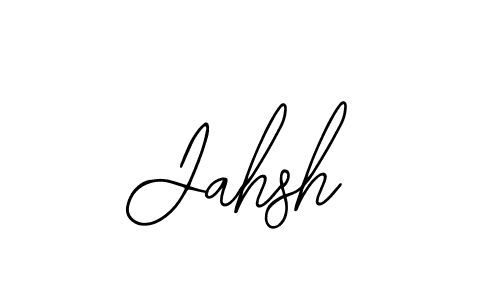 How to make Jahsh signature? Bearetta-2O07w is a professional autograph style. Create handwritten signature for Jahsh name. Jahsh signature style 12 images and pictures png