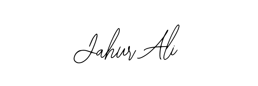 How to make Jahur Ali name signature. Use Bearetta-2O07w style for creating short signs online. This is the latest handwritten sign. Jahur Ali signature style 12 images and pictures png