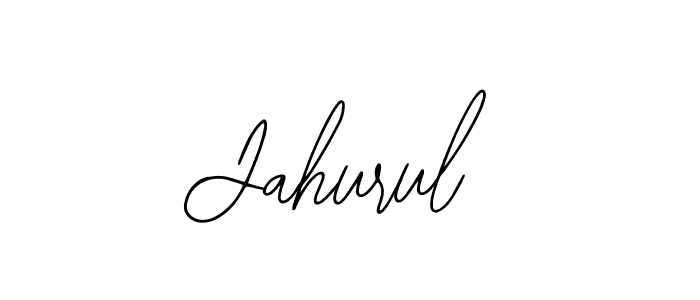 Jahurul stylish signature style. Best Handwritten Sign (Bearetta-2O07w) for my name. Handwritten Signature Collection Ideas for my name Jahurul. Jahurul signature style 12 images and pictures png