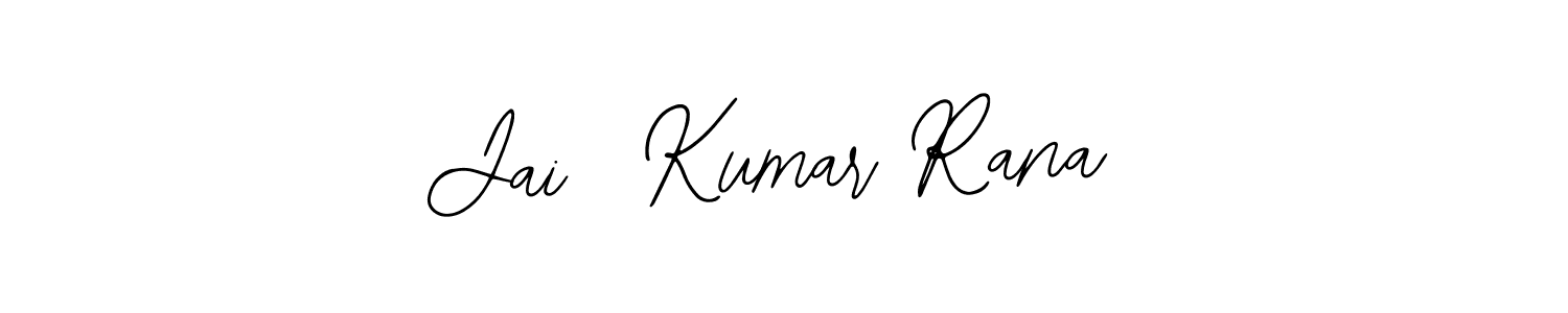 This is the best signature style for the Jai  Kumar Rana name. Also you like these signature font (Bearetta-2O07w). Mix name signature. Jai  Kumar Rana signature style 12 images and pictures png