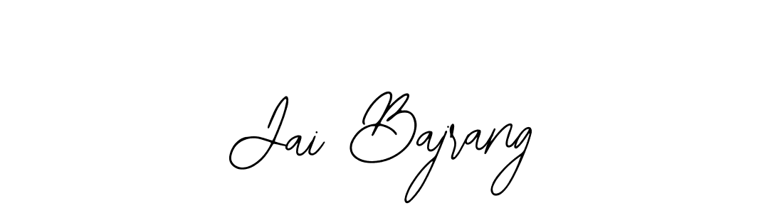 How to Draw Jai Bajrang signature style? Bearetta-2O07w is a latest design signature styles for name Jai Bajrang. Jai Bajrang signature style 12 images and pictures png