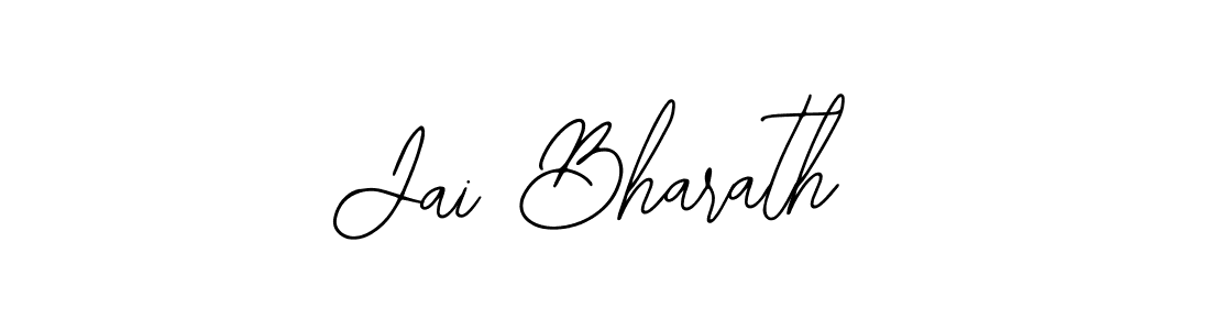 Use a signature maker to create a handwritten signature online. With this signature software, you can design (Bearetta-2O07w) your own signature for name Jai Bharath. Jai Bharath signature style 12 images and pictures png