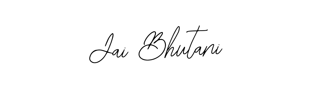 Design your own signature with our free online signature maker. With this signature software, you can create a handwritten (Bearetta-2O07w) signature for name Jai Bhutani. Jai Bhutani signature style 12 images and pictures png