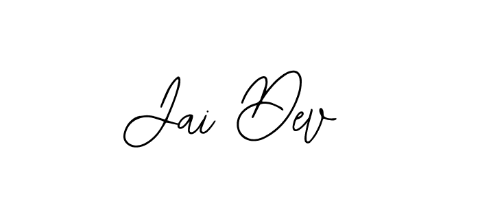 The best way (Bearetta-2O07w) to make a short signature is to pick only two or three words in your name. The name Jai Dev include a total of six letters. For converting this name. Jai Dev signature style 12 images and pictures png