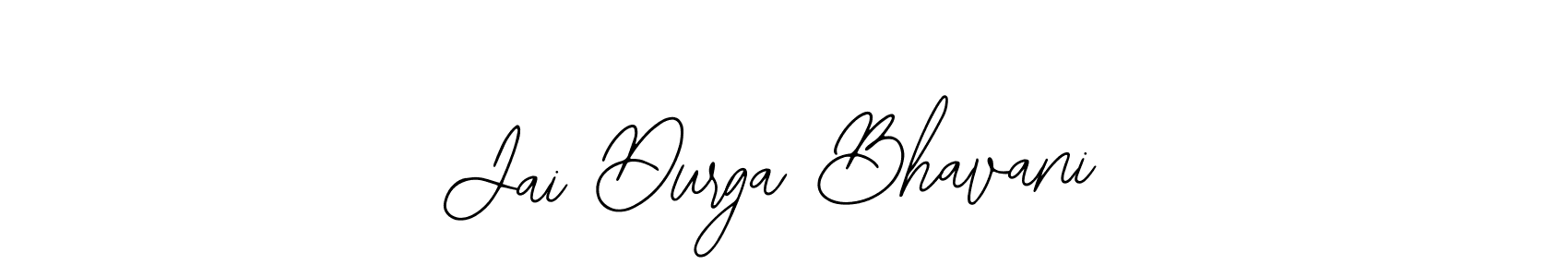 Similarly Bearetta-2O07w is the best handwritten signature design. Signature creator online .You can use it as an online autograph creator for name Jai Durga Bhavani. Jai Durga Bhavani signature style 12 images and pictures png