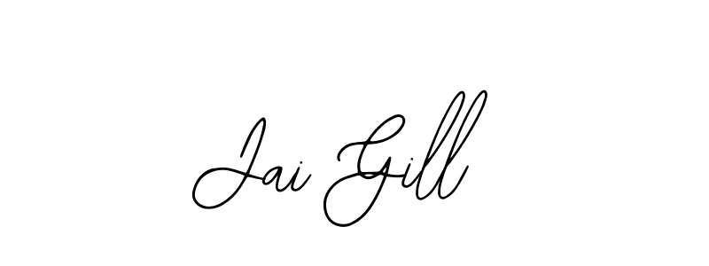 Jai Gill stylish signature style. Best Handwritten Sign (Bearetta-2O07w) for my name. Handwritten Signature Collection Ideas for my name Jai Gill. Jai Gill signature style 12 images and pictures png