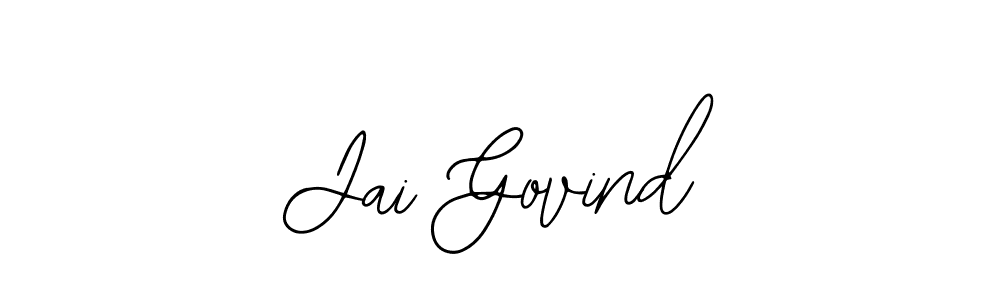 Bearetta-2O07w is a professional signature style that is perfect for those who want to add a touch of class to their signature. It is also a great choice for those who want to make their signature more unique. Get Jai Govind name to fancy signature for free. Jai Govind signature style 12 images and pictures png