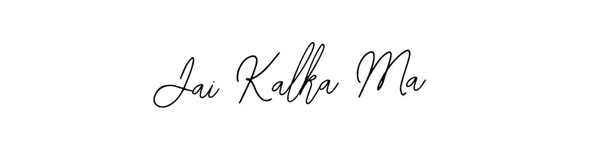 How to make Jai Kalka Ma name signature. Use Bearetta-2O07w style for creating short signs online. This is the latest handwritten sign. Jai Kalka Ma signature style 12 images and pictures png